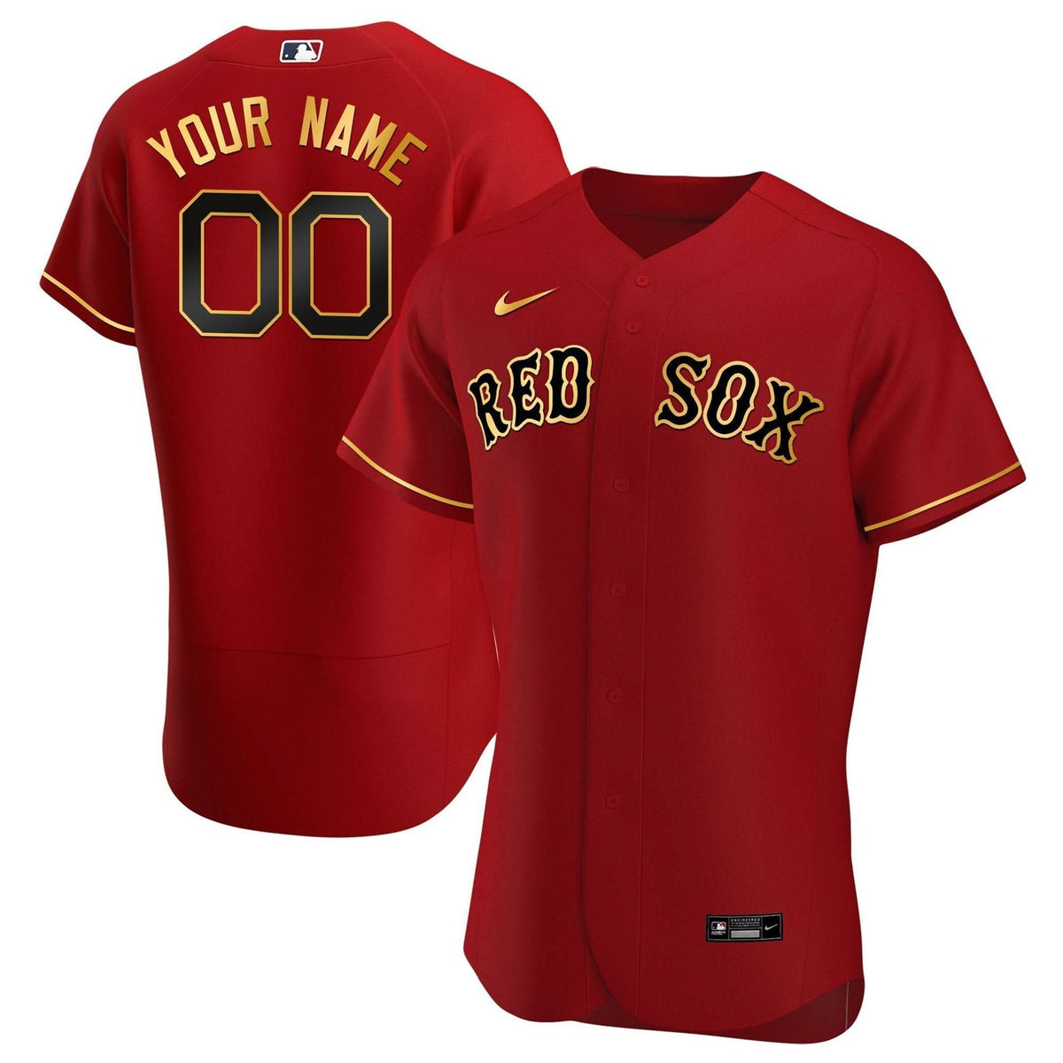 BRS Gold Trim Custom Jersey - Stitched