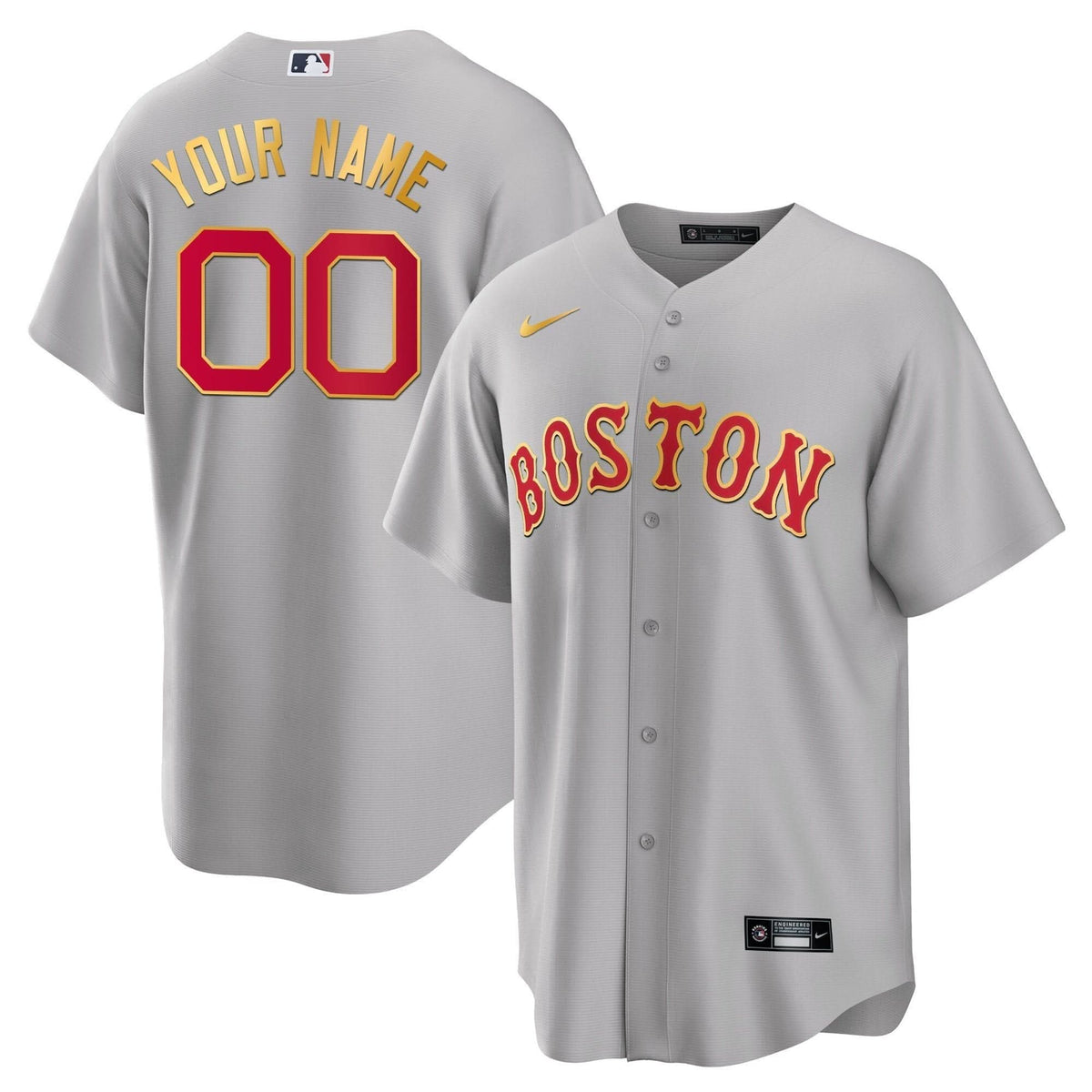 BRS Gold Trim Custom Jersey - Stitched
