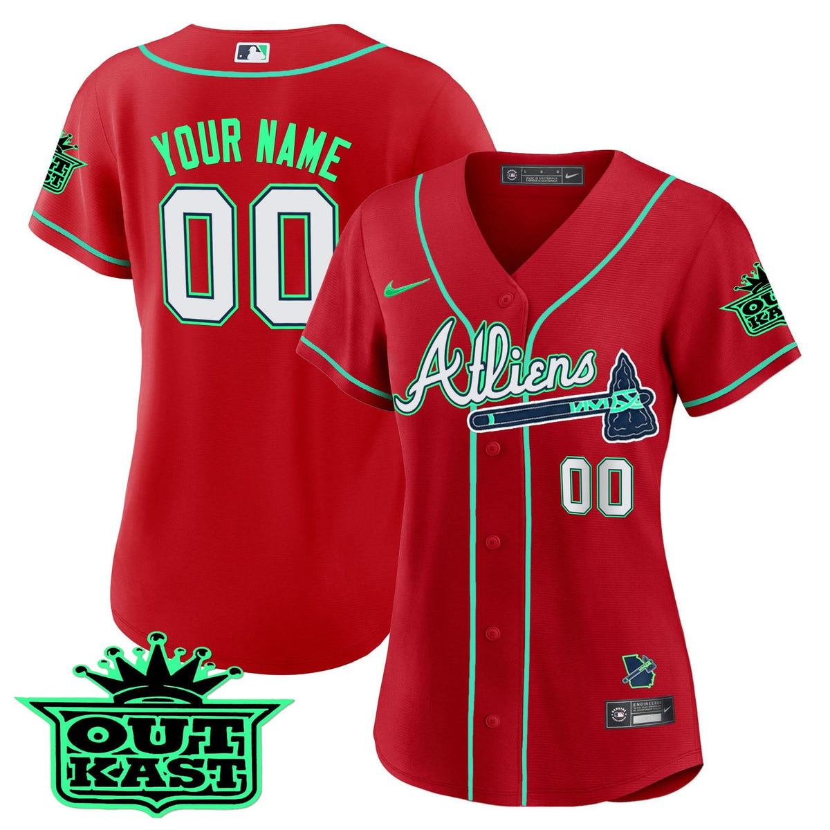 AB Atliens Flex Base Custom Jersey - Galaxy Version - Stitched