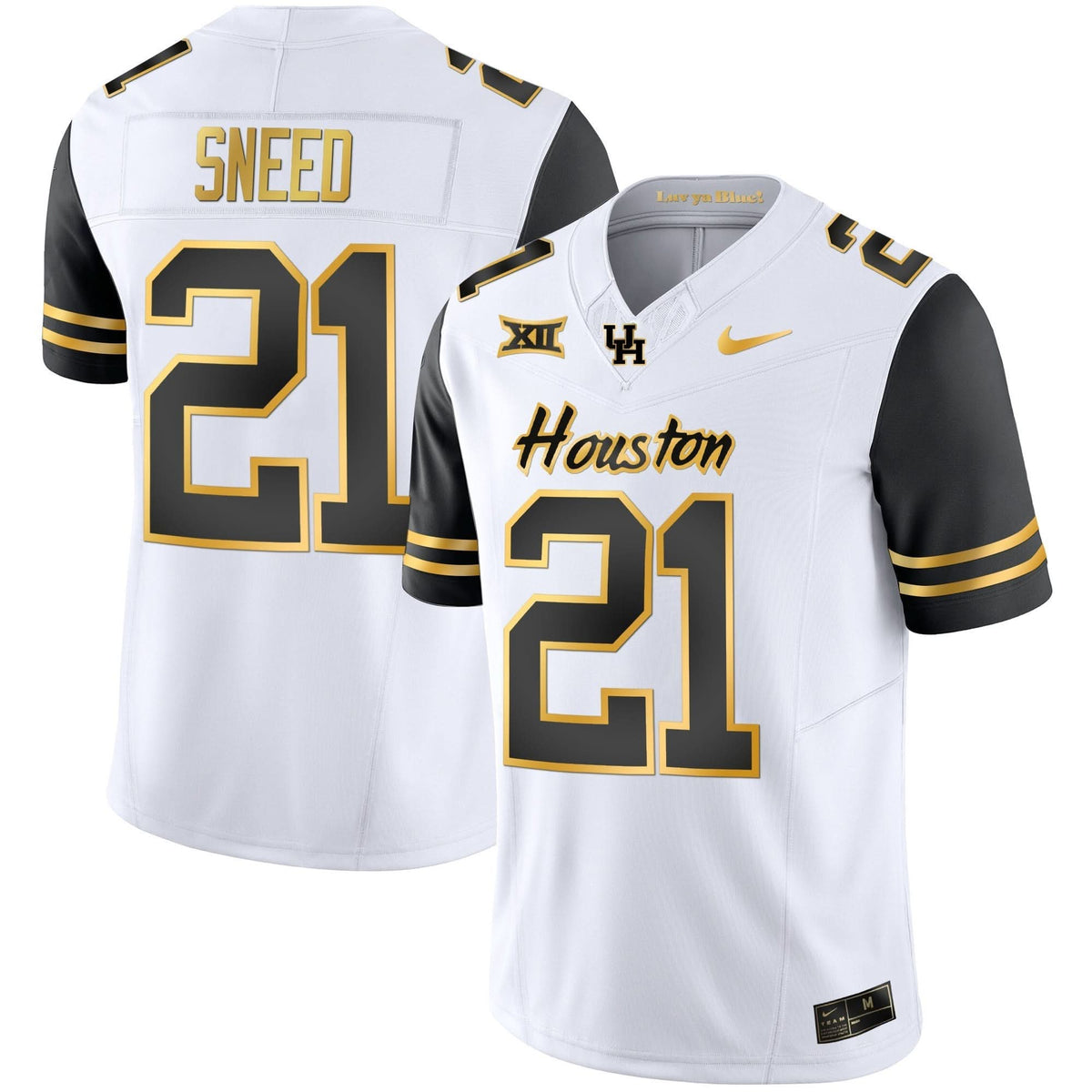 HOU 2023 Oilers Inspired Gold Jersey