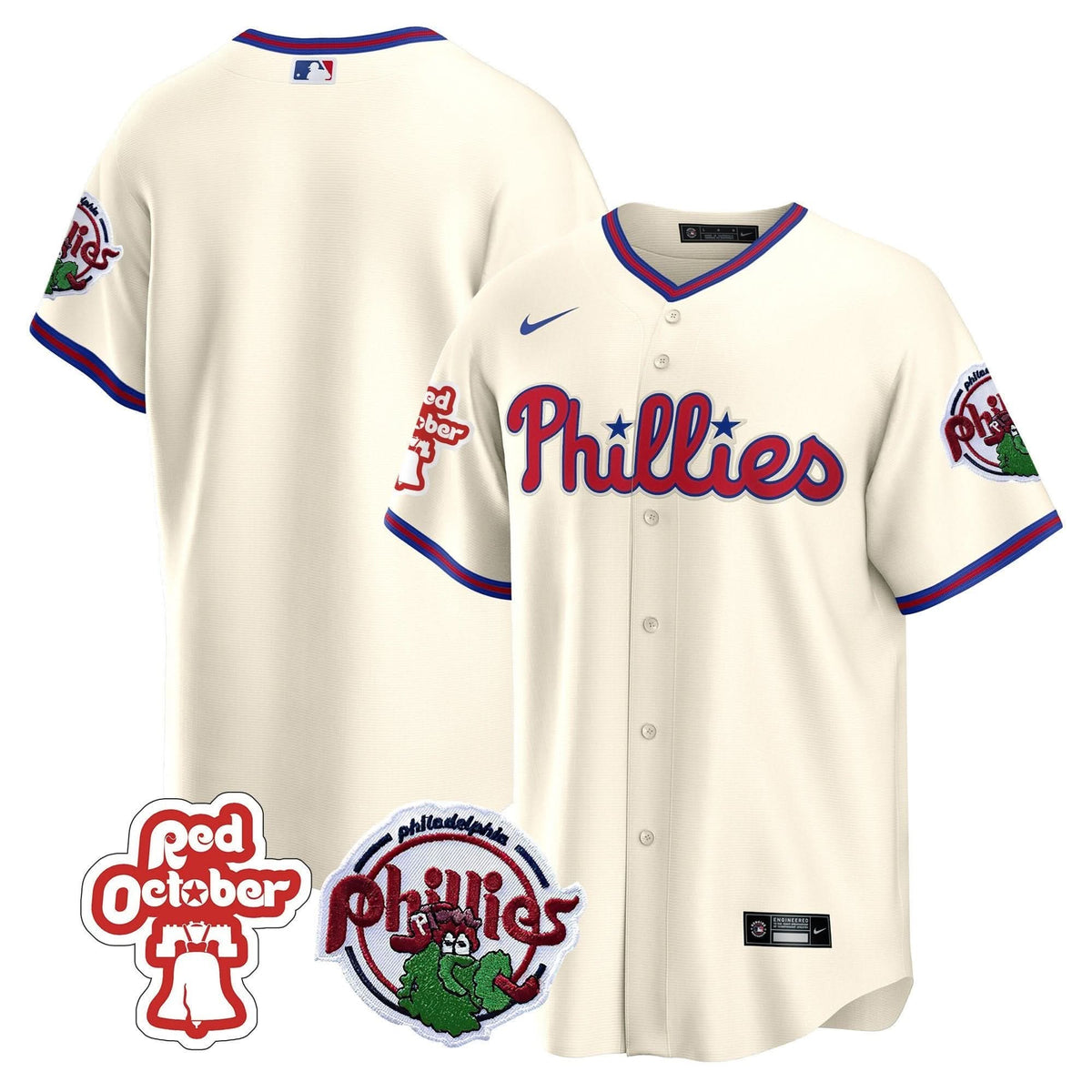 PP Red October Patch Cool Base Jersey - Stitched