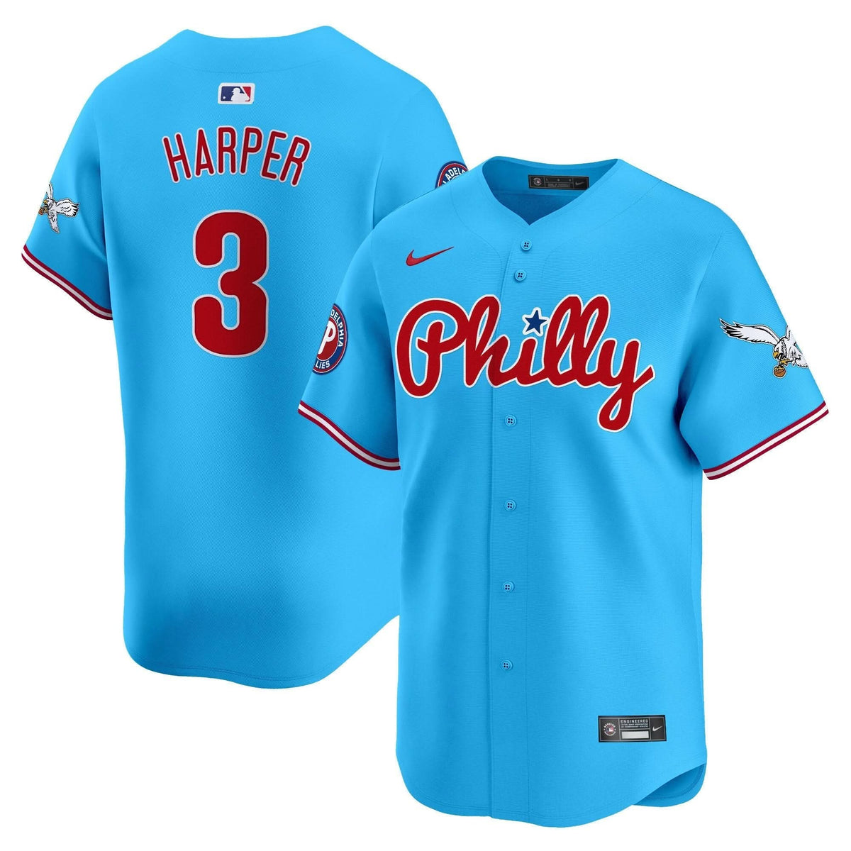 PP & PHI Vapor Premier Limited Jersey - Stitched
