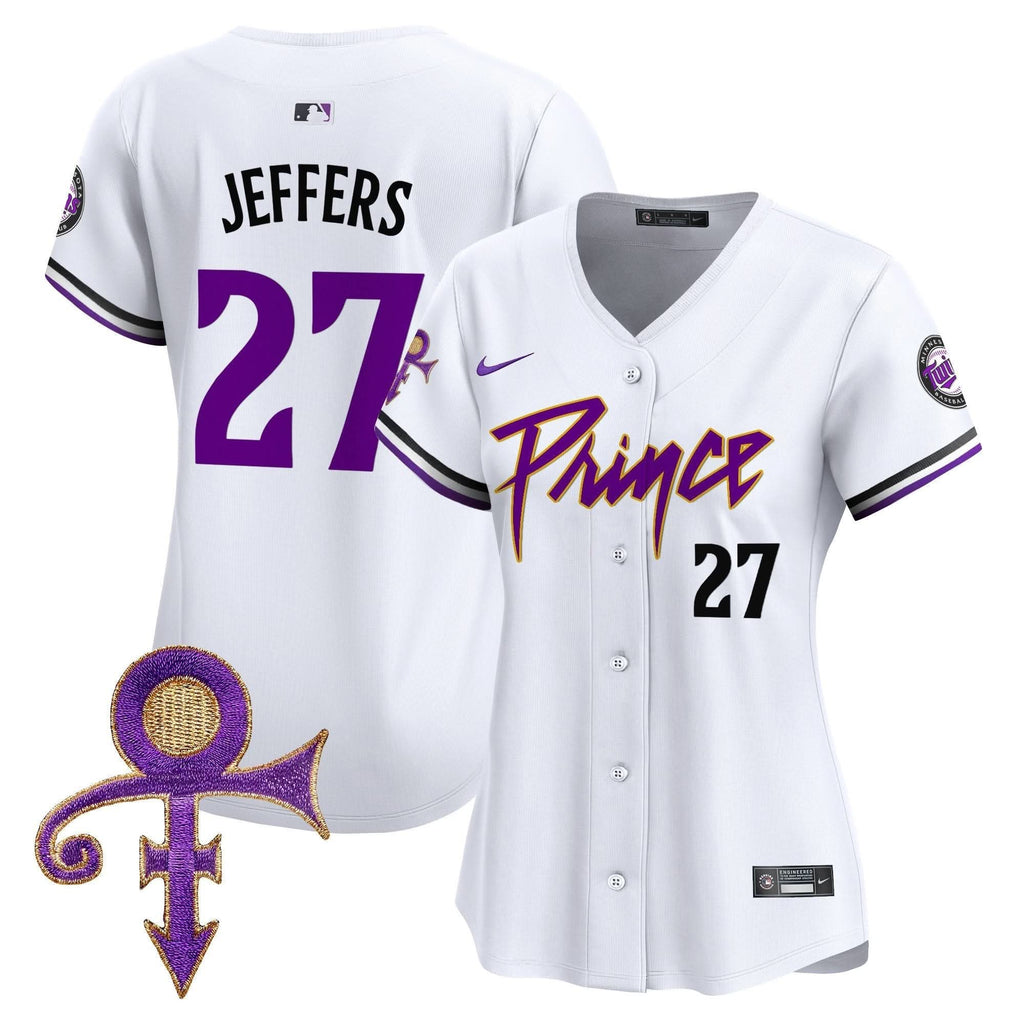 WoMinnesota Twins Prince Patch Vapor Premier Limited Jersey V4 - Stitched