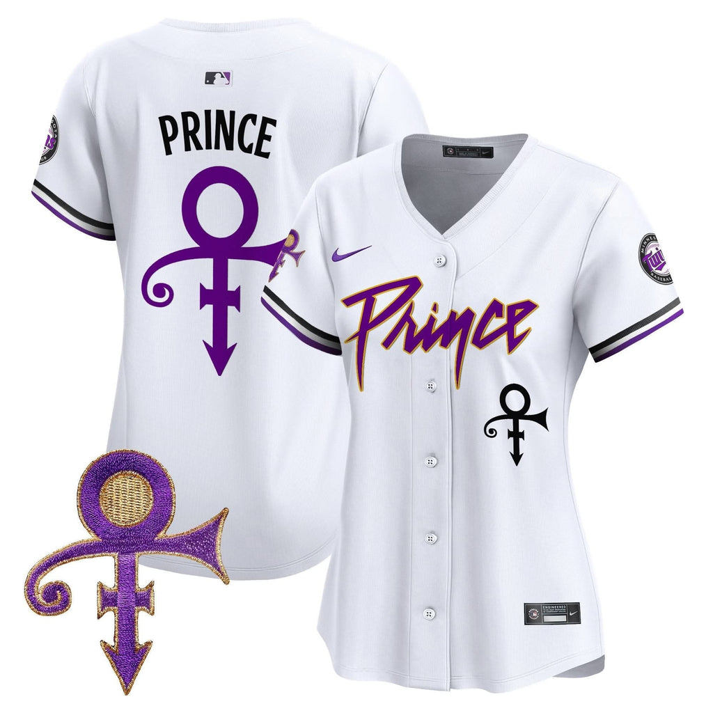 WoMinnesota Twins Prince Patch Vapor Premier Limited Jersey V4 - Stitched