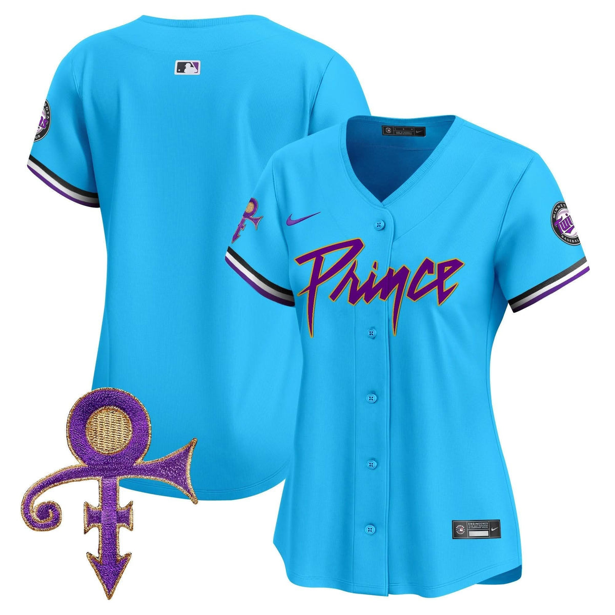 WoMinnesota Twins Prince Patch Vapor Premier Limited Jersey V4 - Stitched