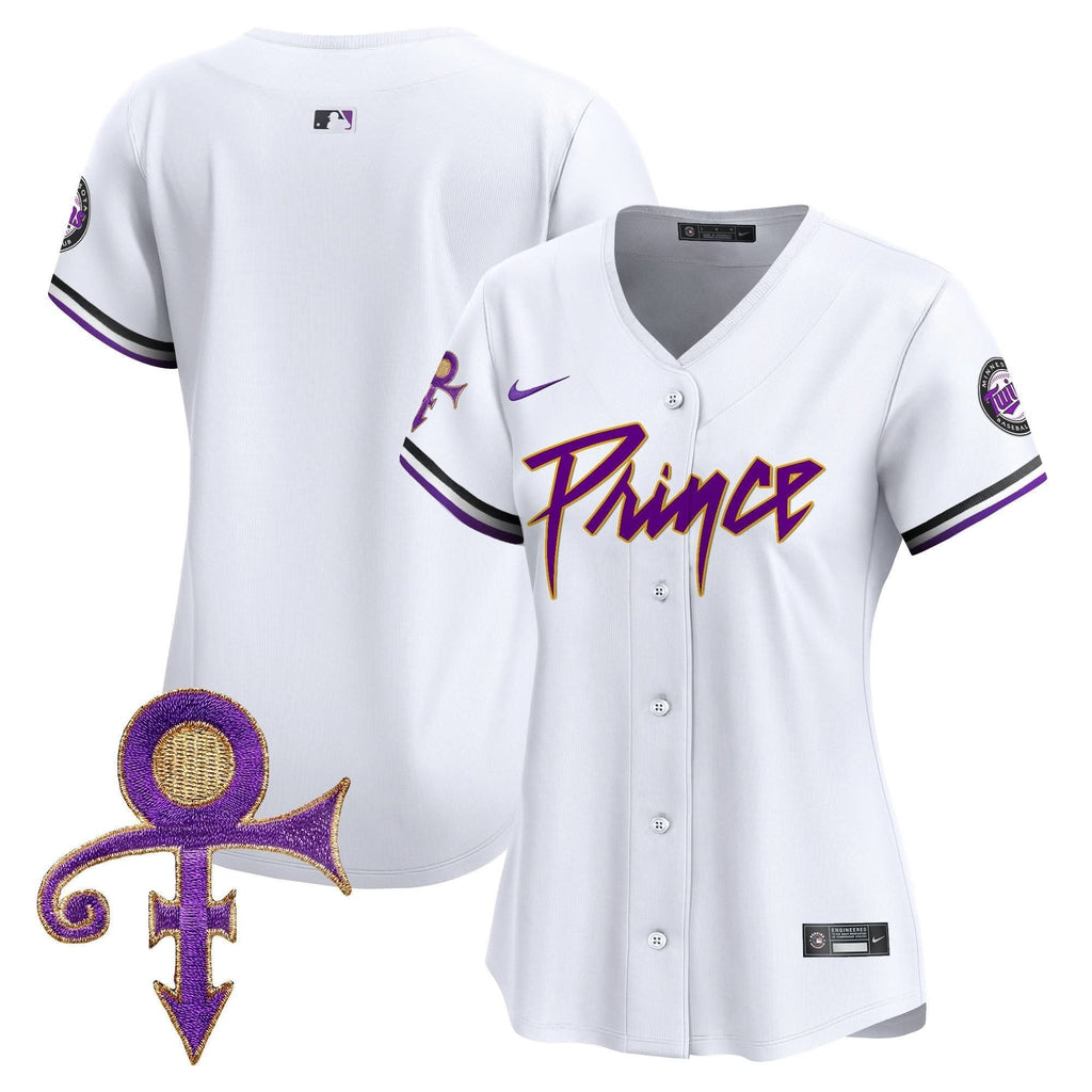 WoMinnesota Twins Prince Patch Vapor Premier Limited Jersey V4 - Stitched