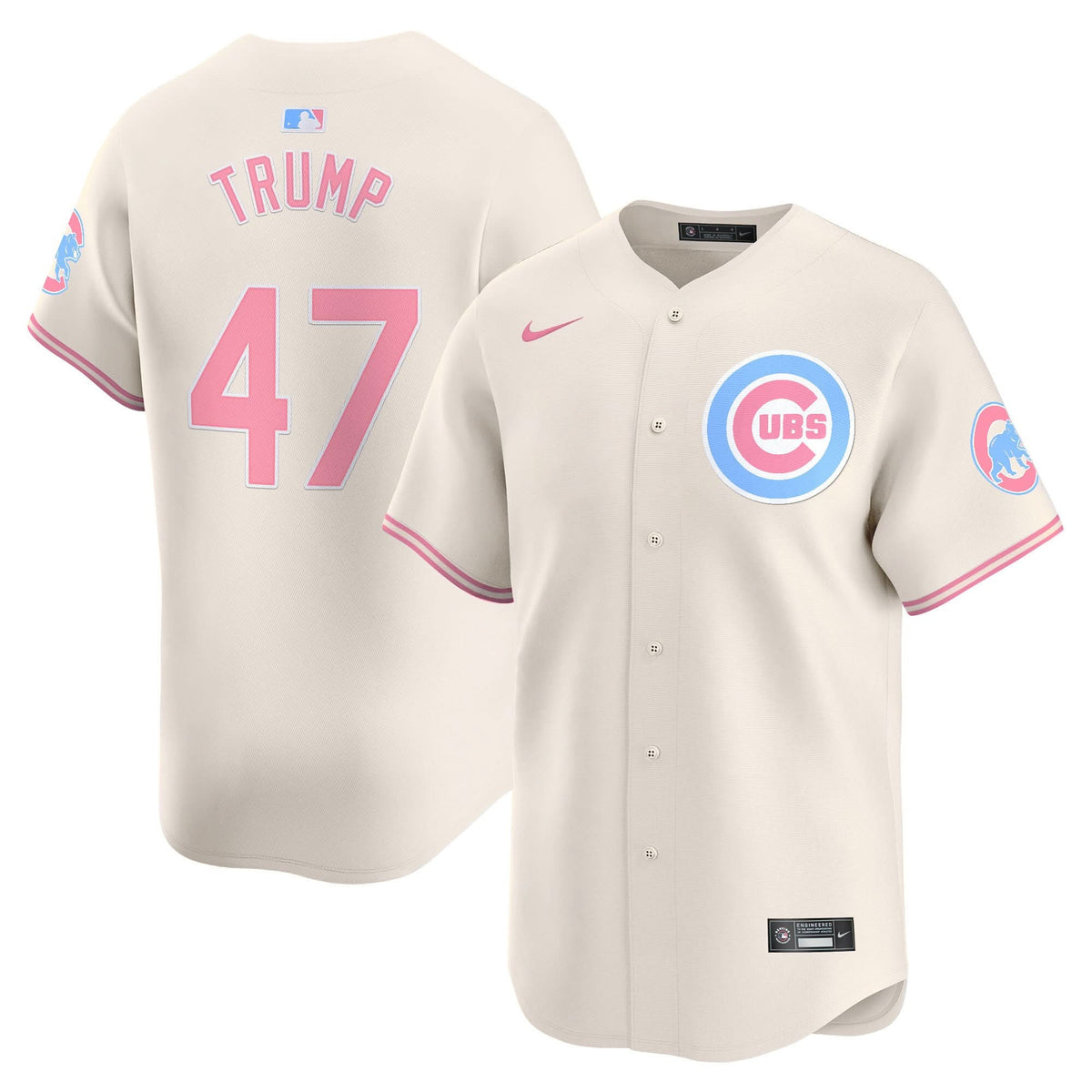 CC Bubblegum Pink Vapor Premier Limited Jersey - Stitched