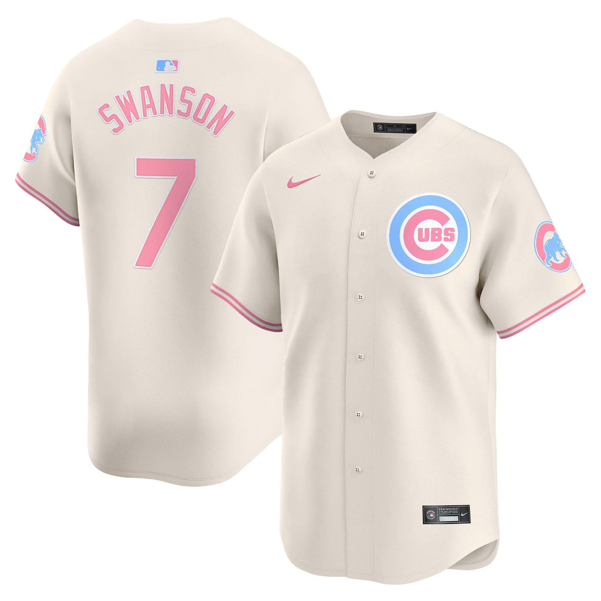 CC Bubblegum Pink Vapor Premier Limited Jersey - Stitched