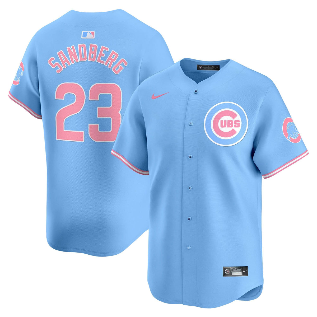 CC Bubblegum Pink Vapor Premier Limited Jersey - Stitched