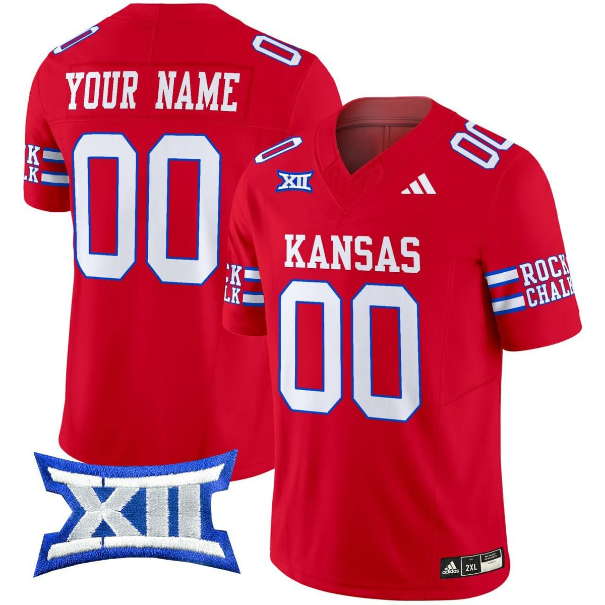 KJ Blackhawk Red Custom Jersey