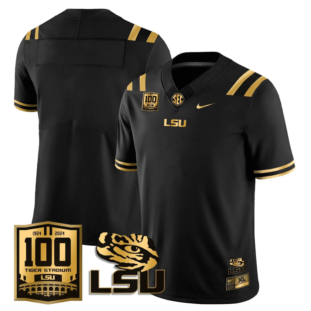 LSU Football 2024 Vapor Jersey - 100th Tigers Stadium