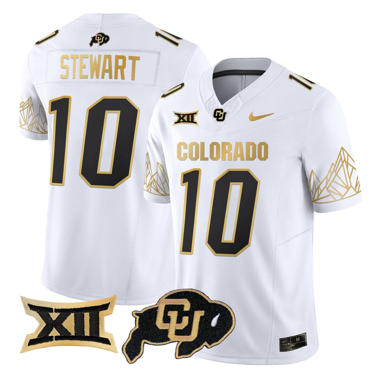 CB Big 12 XII Patch Gold Vapor Limited Jersey