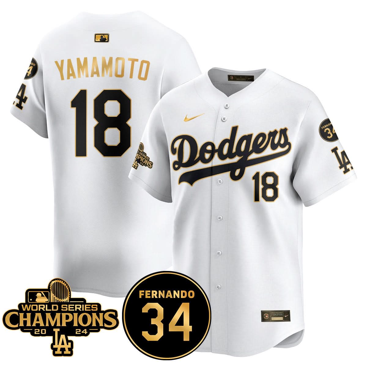 LA LAD - World Series Champions 2024 Jersey - Stitched