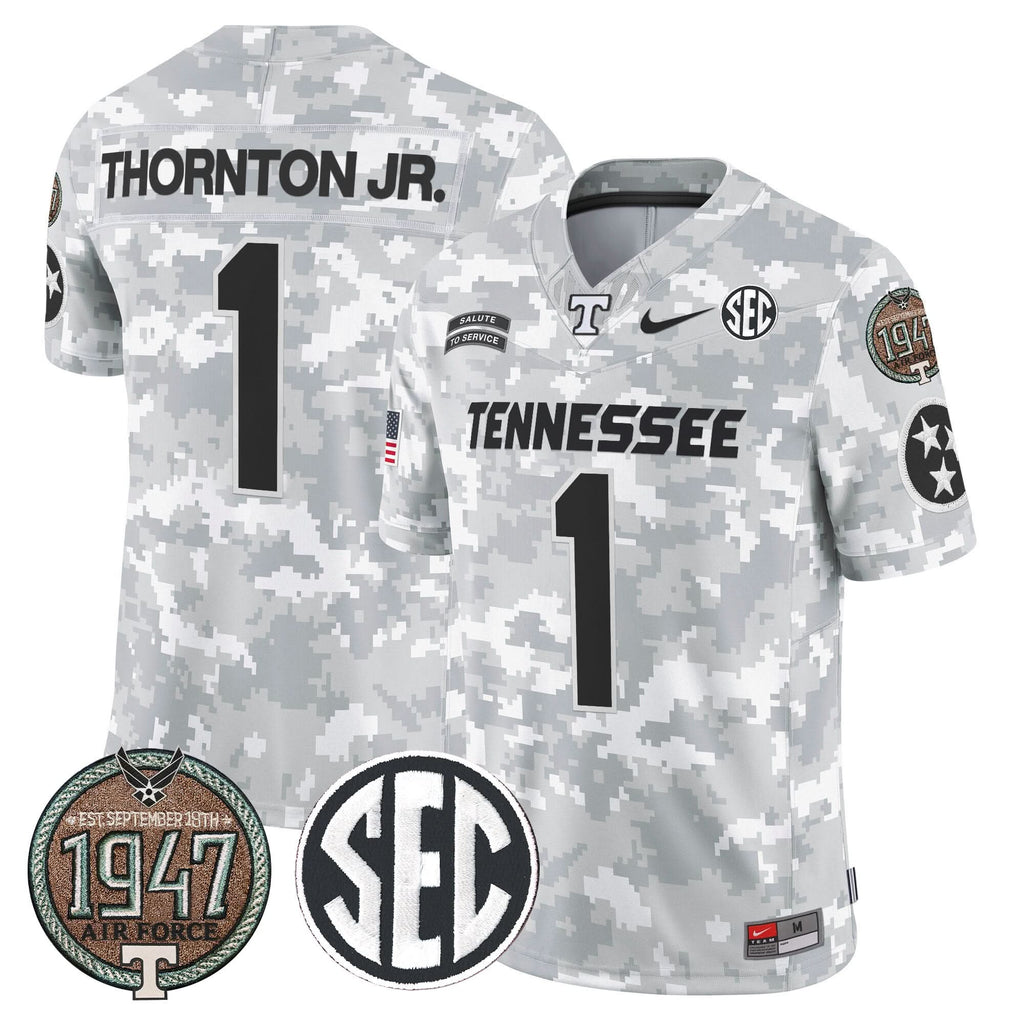 TV 2024 Salute to Service Establishment Year Patch Vapor Limited Jersey