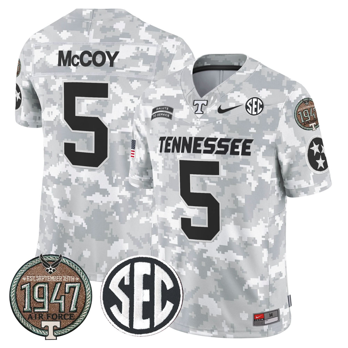 TV 2024 Salute to Service Establishment Year Patch Vapor Limited Jersey