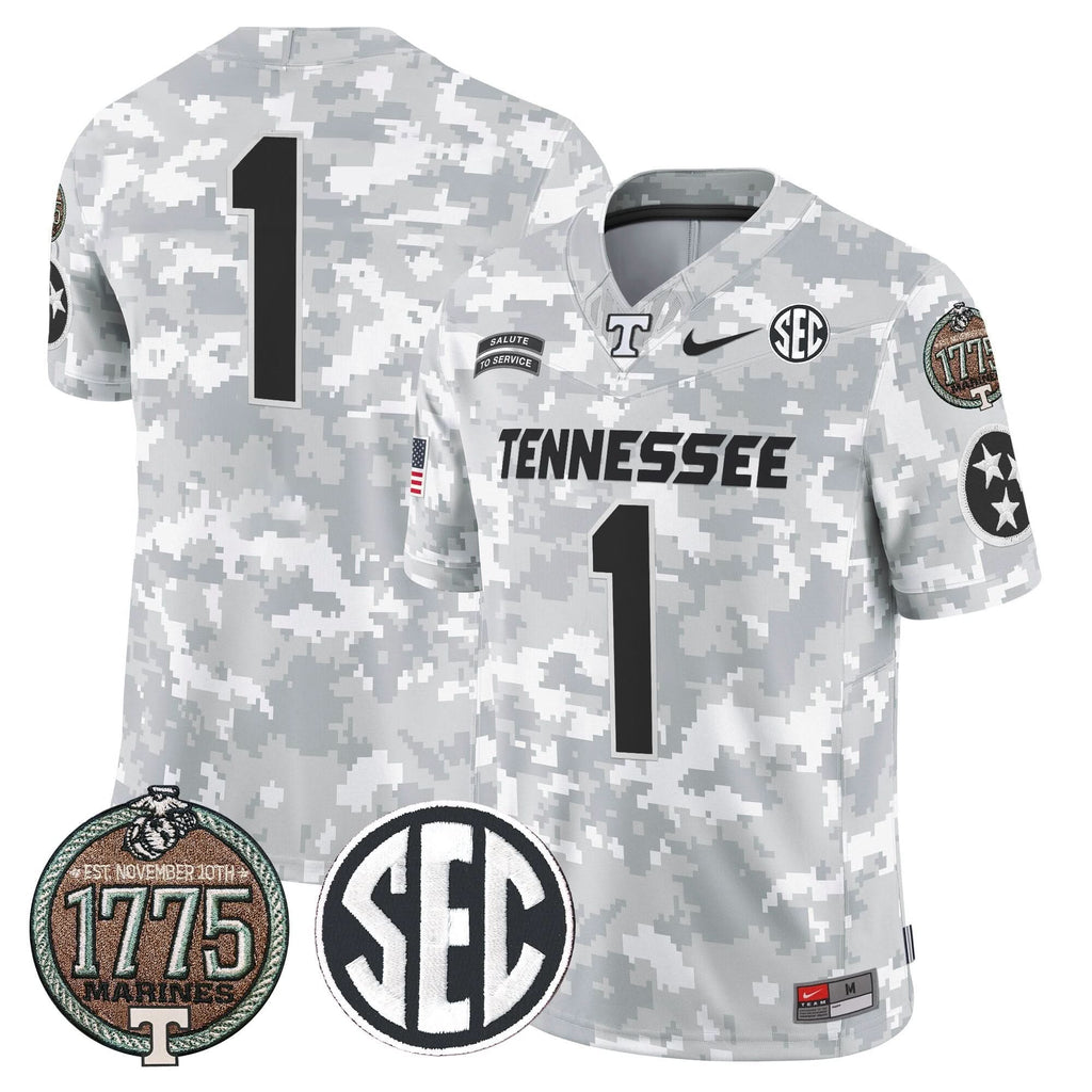 TV 2024 Salute to Service Establishment Year Patch Vapor Limited Jersey