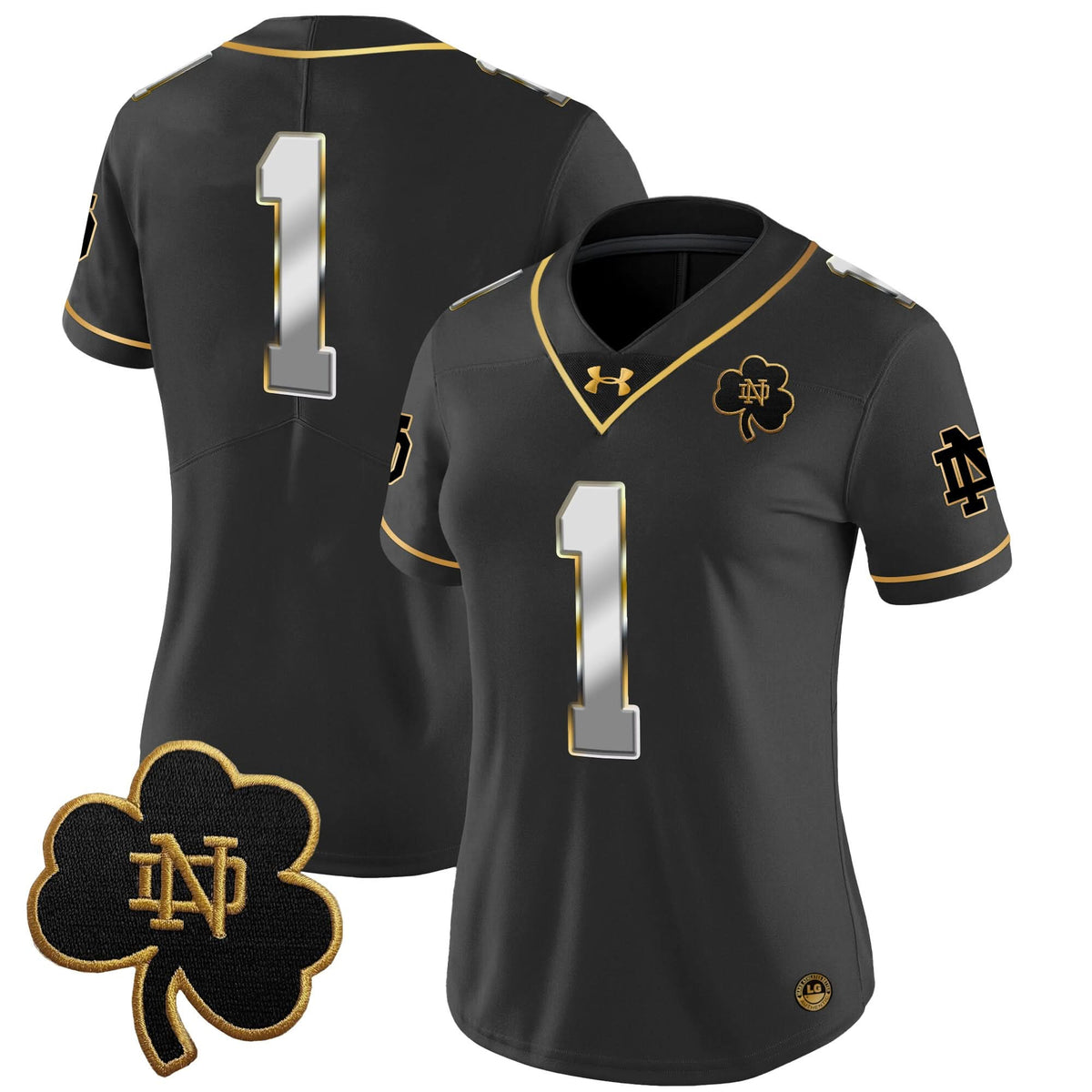 Women's NDFI 2024 Gold Vapor Limited Jersey - Stitched