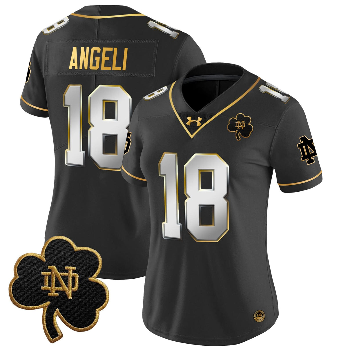 Women's NDFI 2024 Gold Vapor Limited Jersey - Stitched