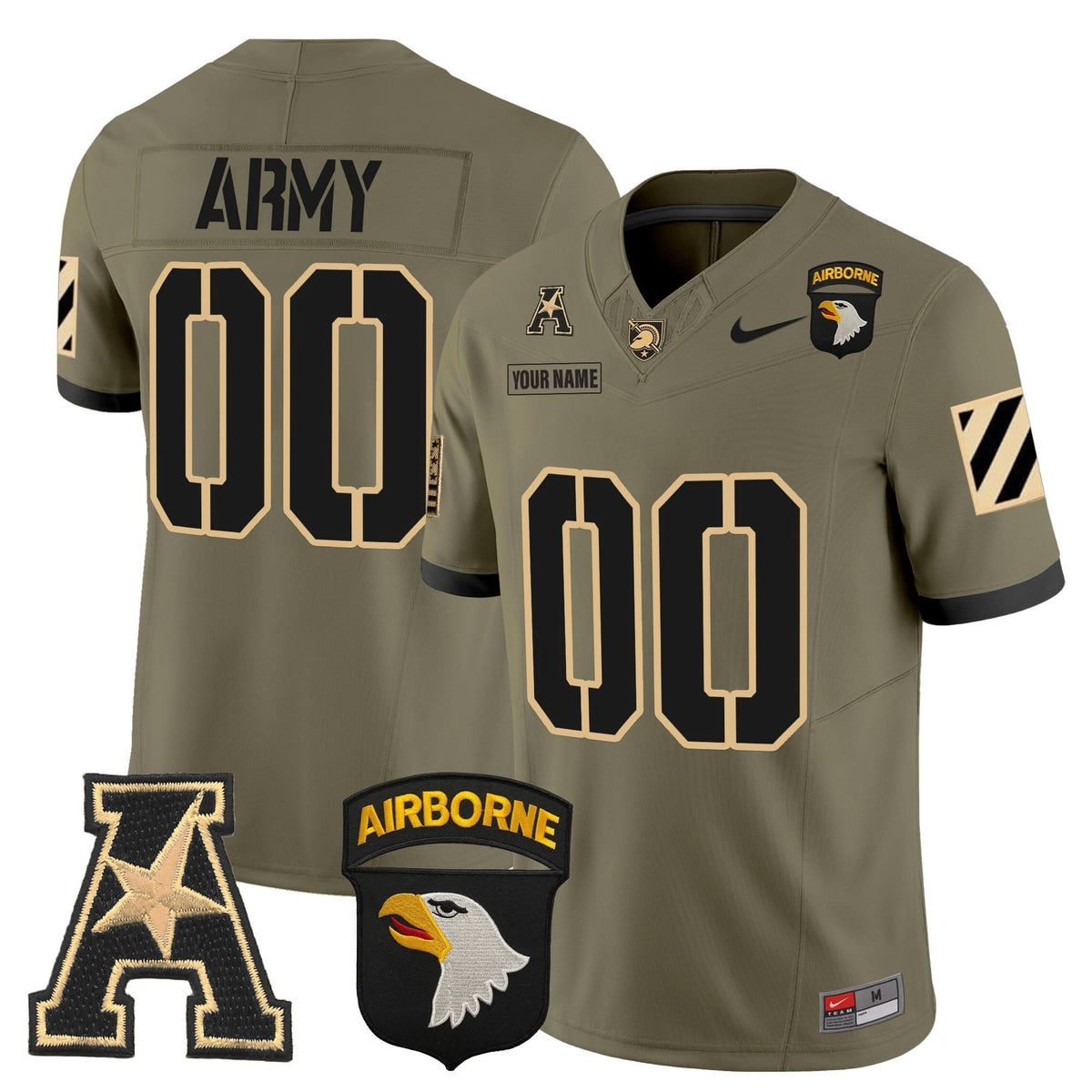 ABK 101st Airborne Division Patch 2024 Vapor Limited Custom Jersey V3