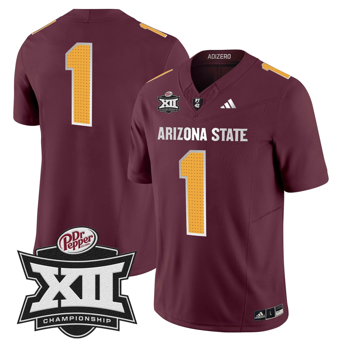 SD 2024 Big 12 Championship Patch Vapor Limited Jersey V2