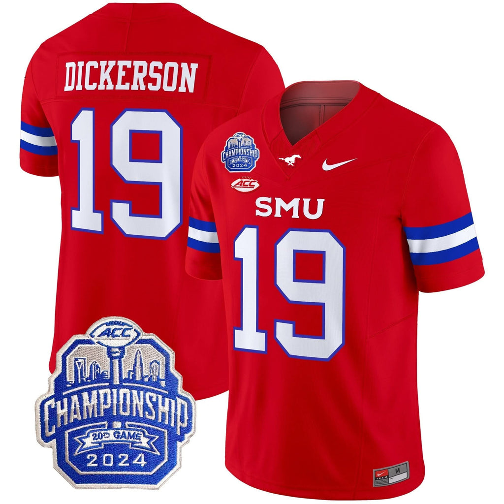 SMU 2024 ACC Championship Patch Vapor Limited Jersey