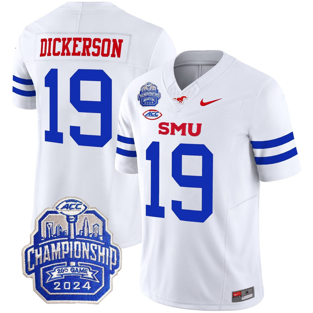 SMU 2024 ACC Championship Patch Vapor Limited Jersey