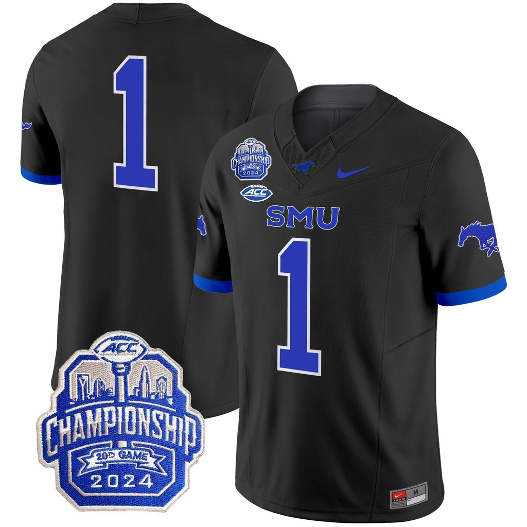 SMU 2024 ACC Championship Patch Vapor Limited Jersey