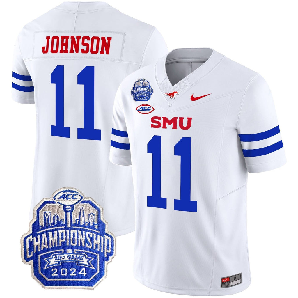 SMU 2024 ACC Championship Patch Vapor Limited Jersey