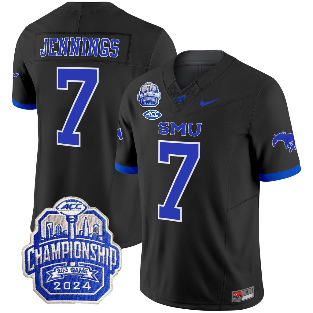 SMU 2024 ACC Championship Patch Vapor Limited Jersey