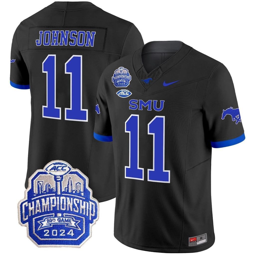 SMU 2024 ACC Championship Patch Vapor Limited Jersey