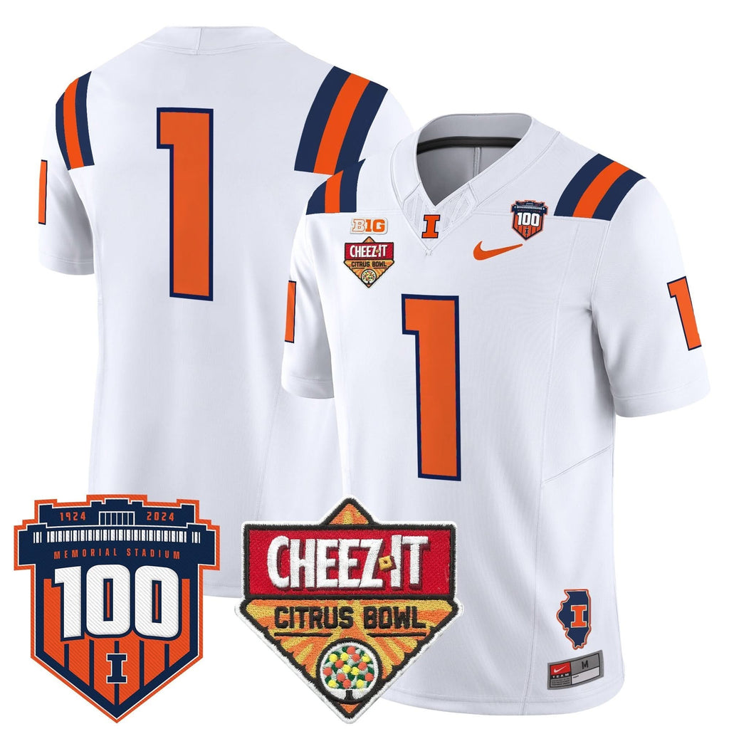 ILL 2025 Cheez-It Citrus Bowl Patch Vapor Limited Jersey