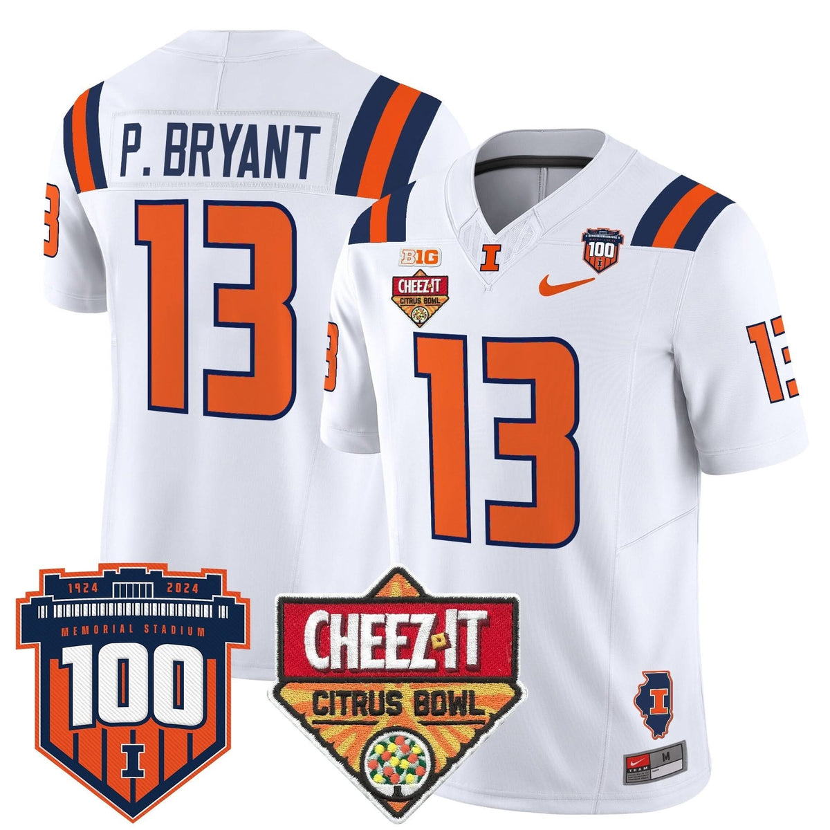 ILL 2025 Cheez-It Citrus Bowl Patch Vapor Limited Jersey