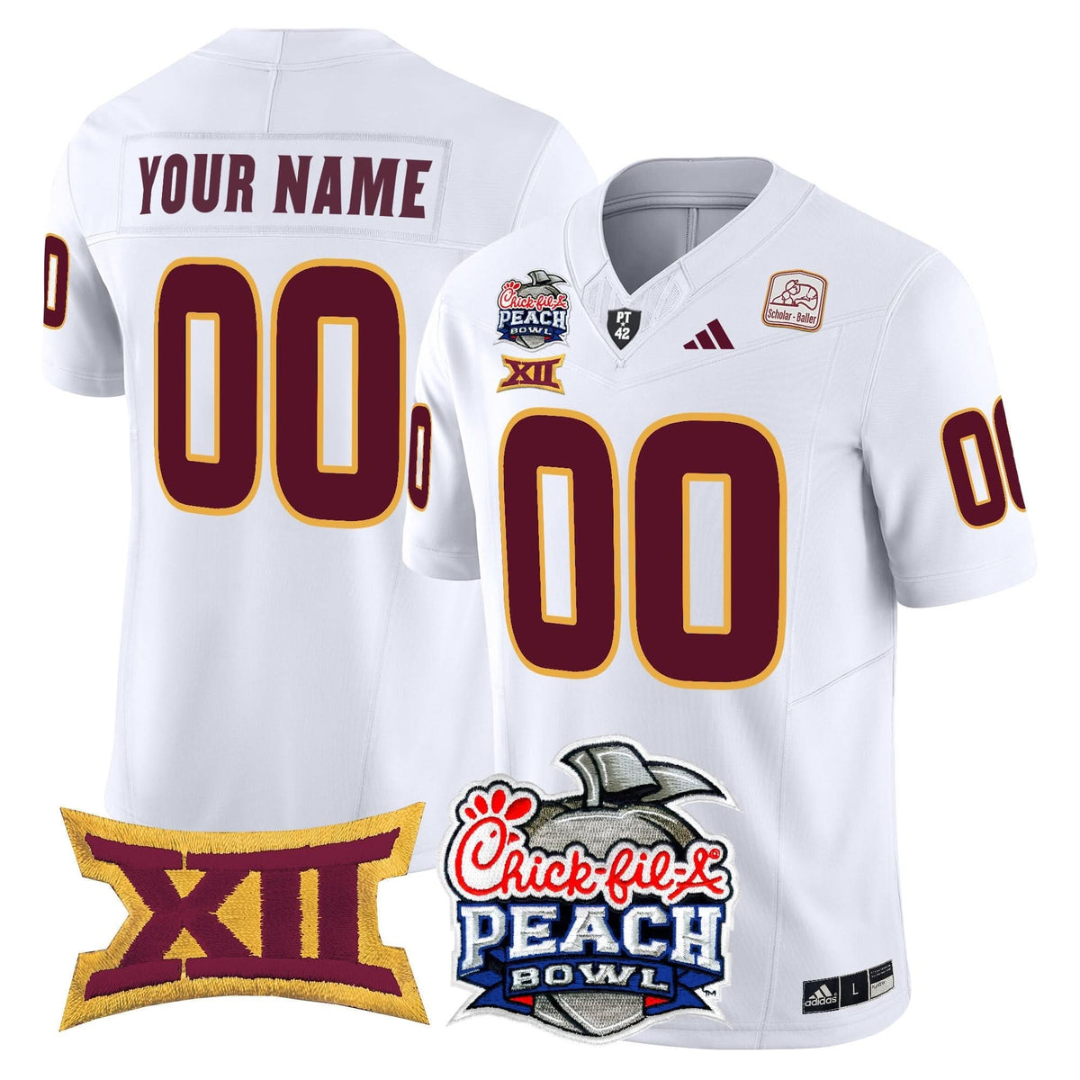 ASSD 2025 Peach Bowl Vapor Limited Custom Jersey