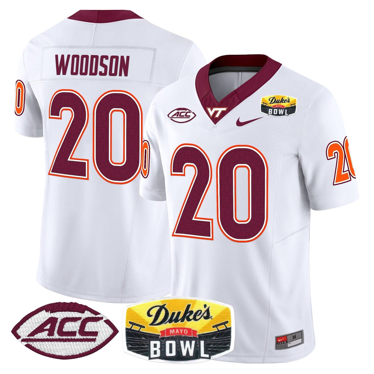 VTH 2025 Duke's Mayo Bowl Patch Vapor Limited Jersey