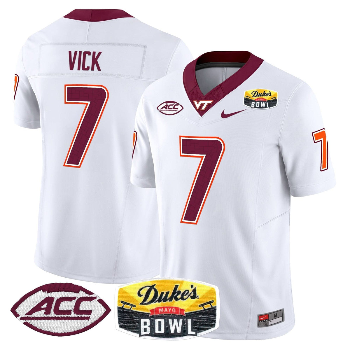 VTH 2025 Duke's Mayo Bowl Patch Vapor Limited Jersey