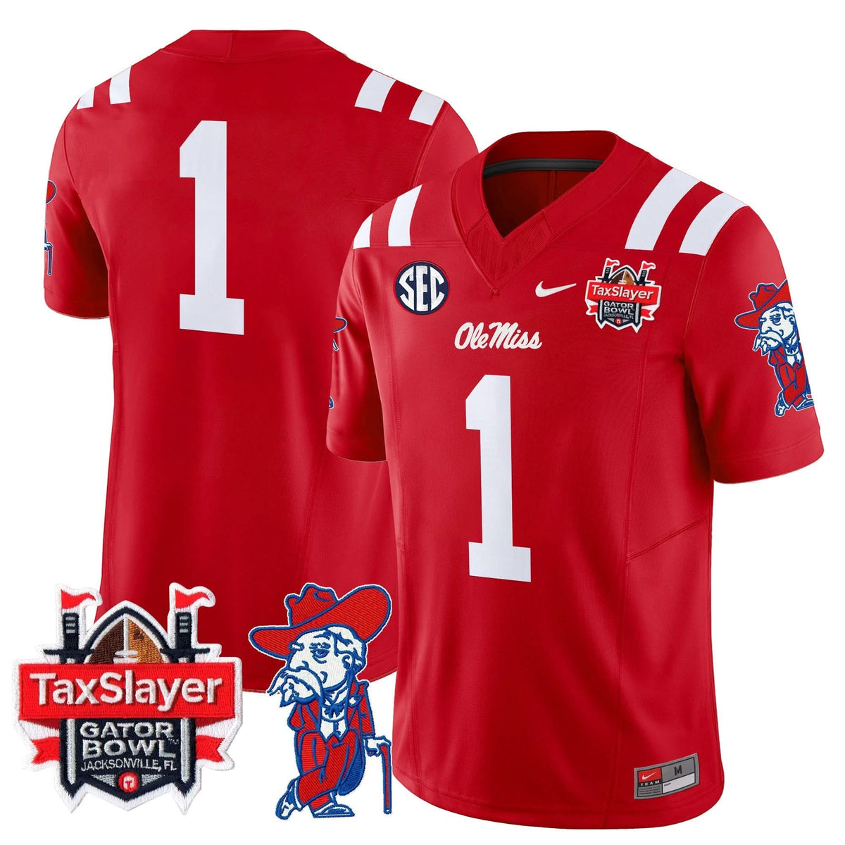 OMB 2024 Gator Bowl Patch Vapor Limited Jersey
