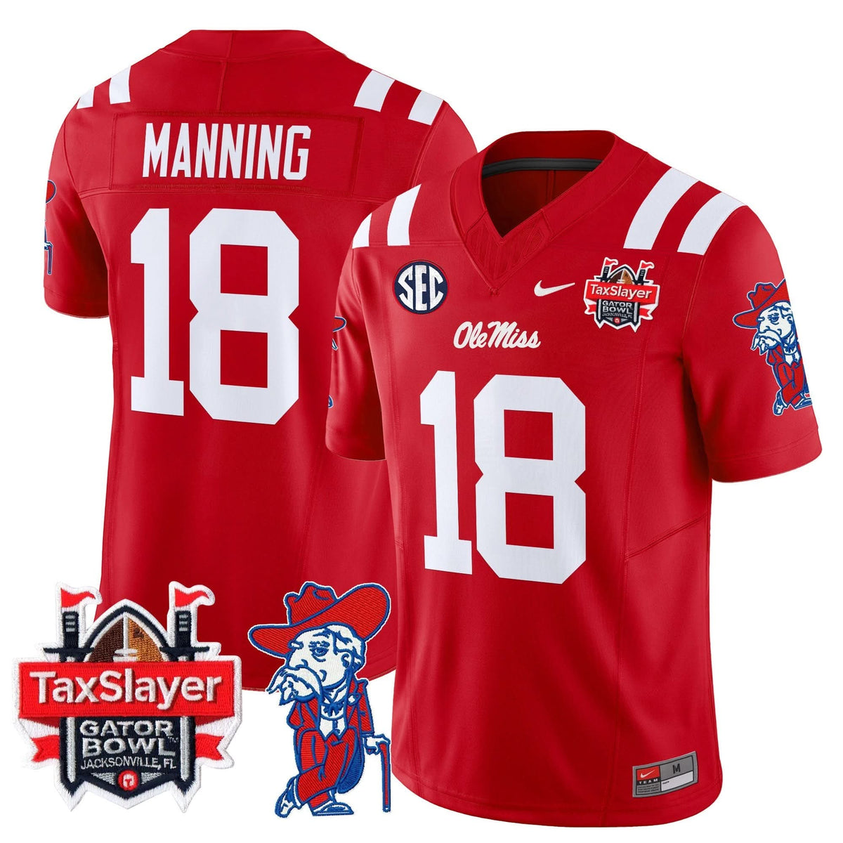 OMB 2024 Gator Bowl Patch Vapor Limited Jersey