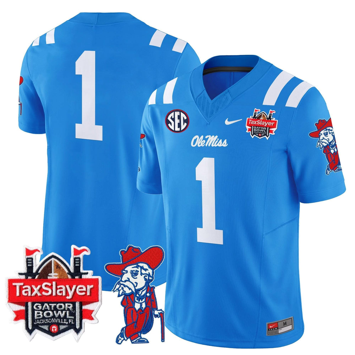 OMB 2024 Gator Bowl Patch Vapor Limited Jersey