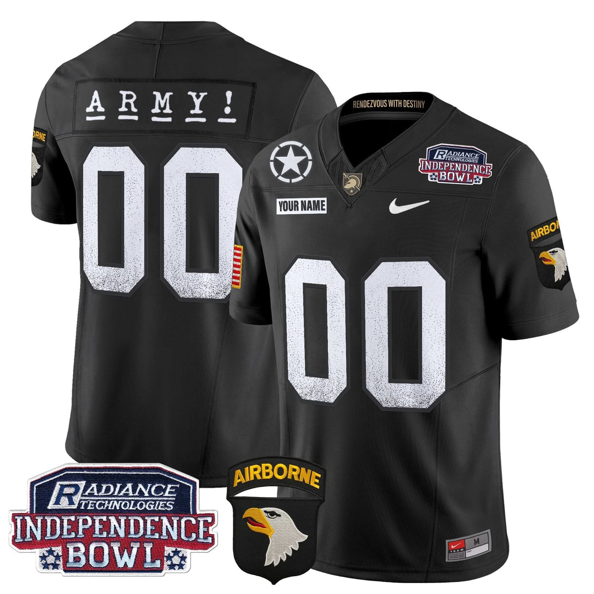 ABK Independence Bowl Patch 2024 Vapor Limited Custom Jersey