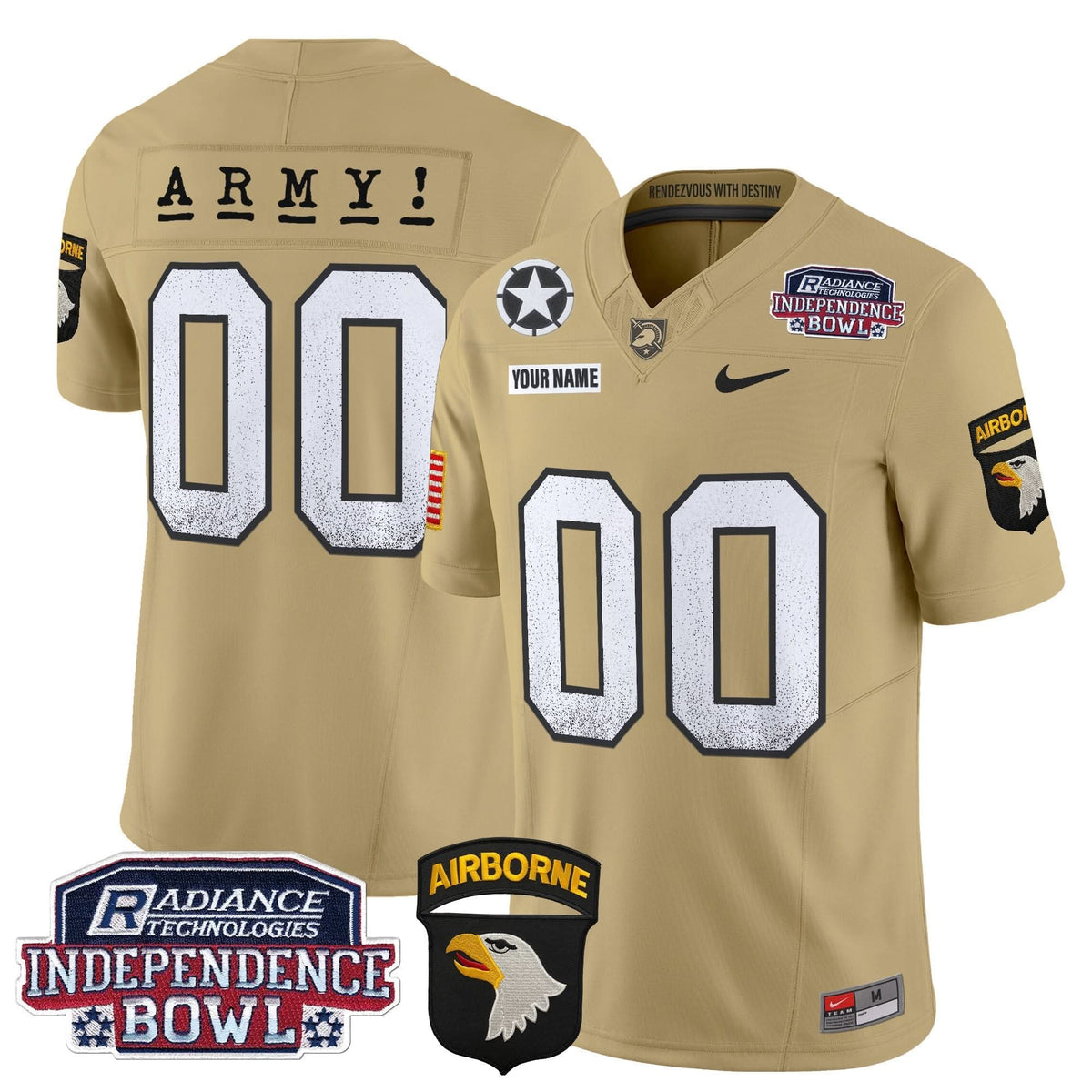 ABK Independence Bowl Patch 2024 Vapor Limited Custom Jersey