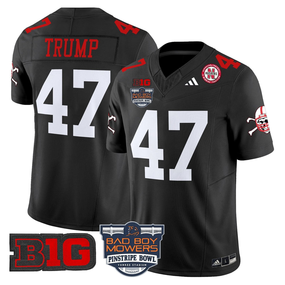 NC 2025 Pinstripe Bowl Patch Vapor Limited Jersey