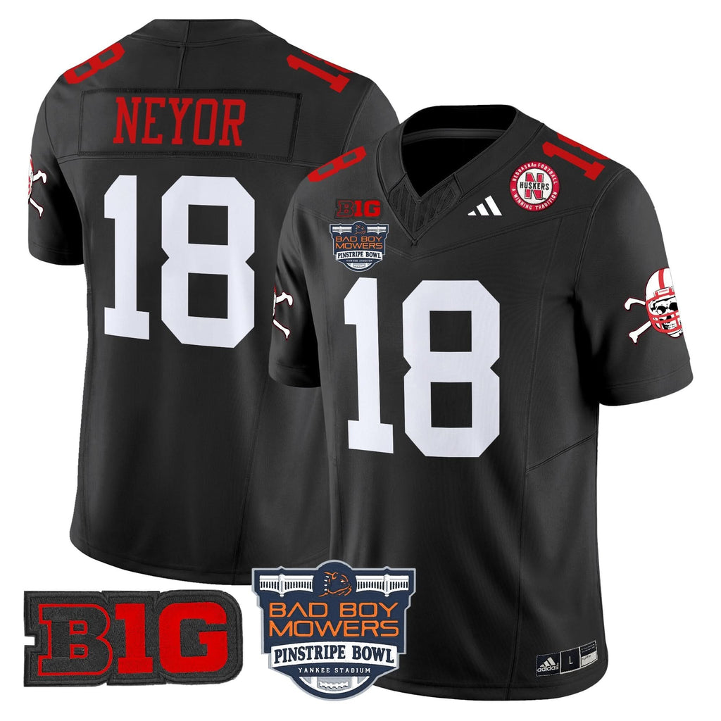NC 2025 Pinstripe Bowl Patch Vapor Limited Jersey