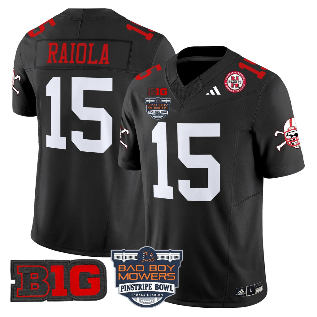 NC 2025 Pinstripe Bowl Patch Vapor Limited Jersey