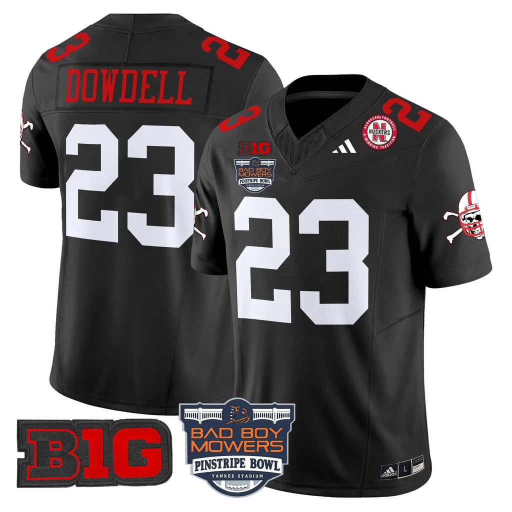 NC 2025 Pinstripe Bowl Patch Vapor Limited Jersey