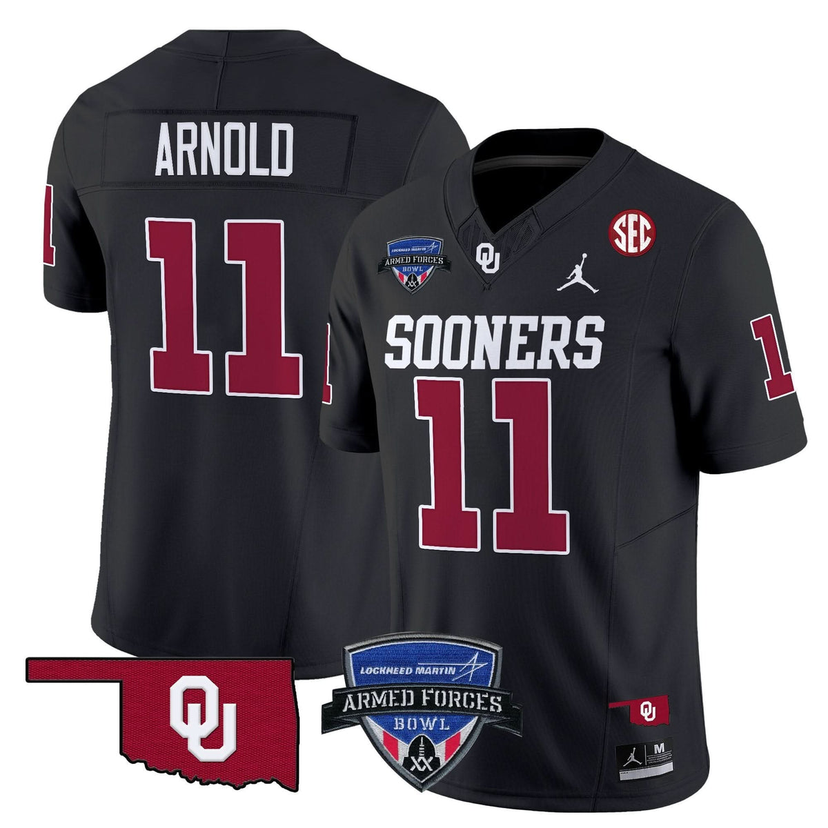 OS 2025 Armed Forces Bowl Patch Vapor Limited Jersey
