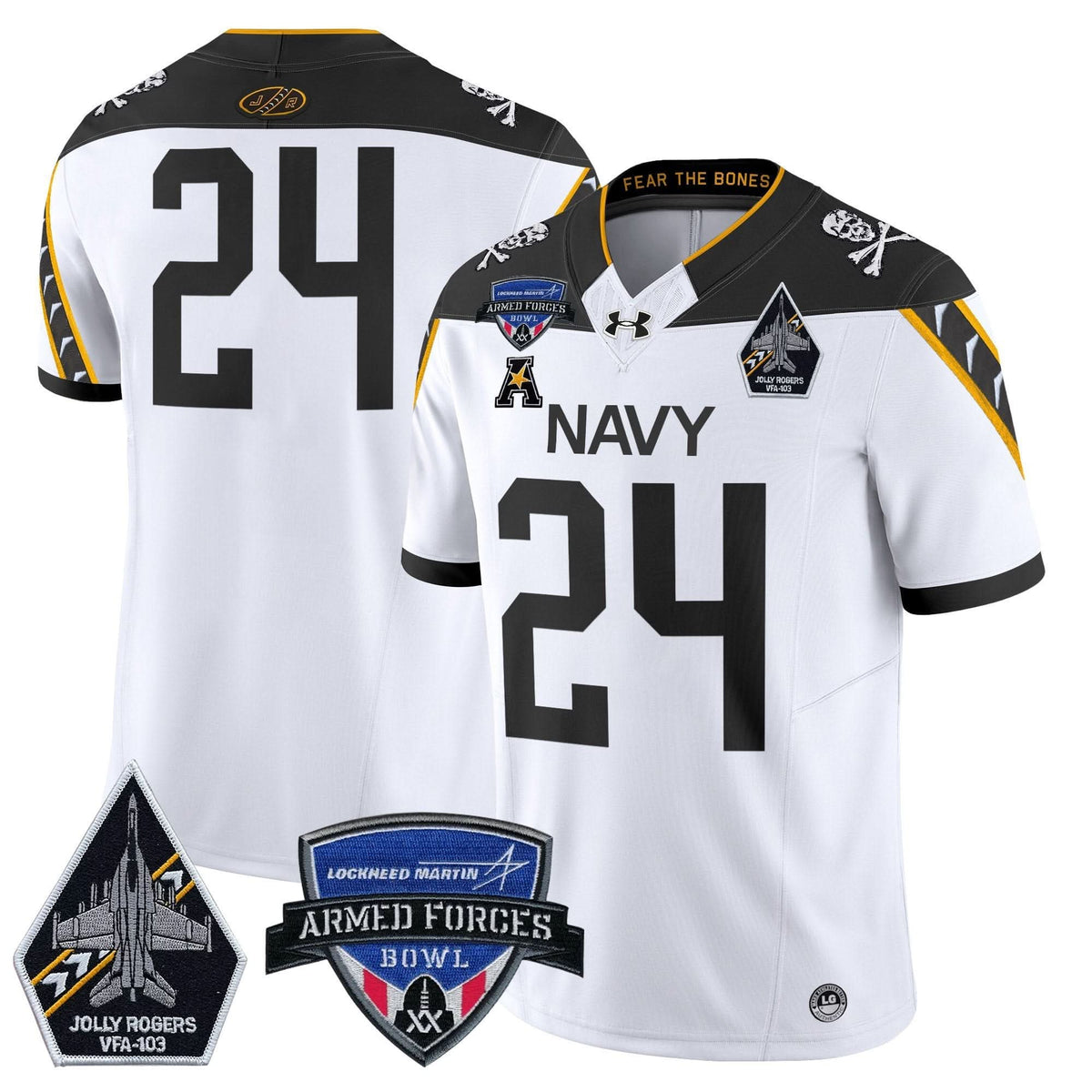 NM 2025 Armed Forces Bowl Patch Vapor Limited Jersey