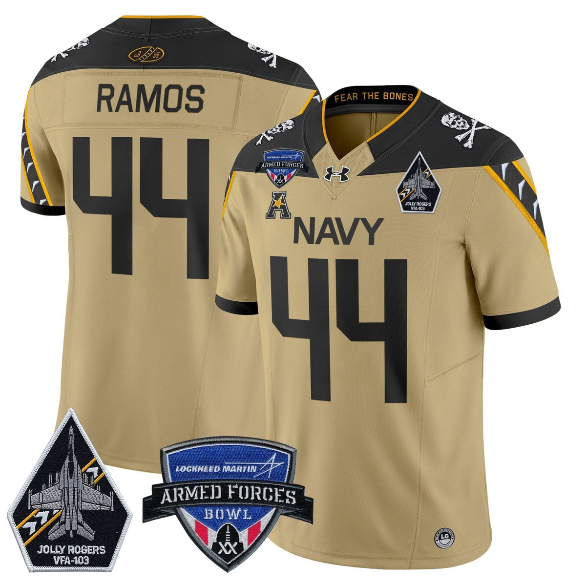 NM 2025 Armed Forces Bowl Patch Vapor Limited Jersey