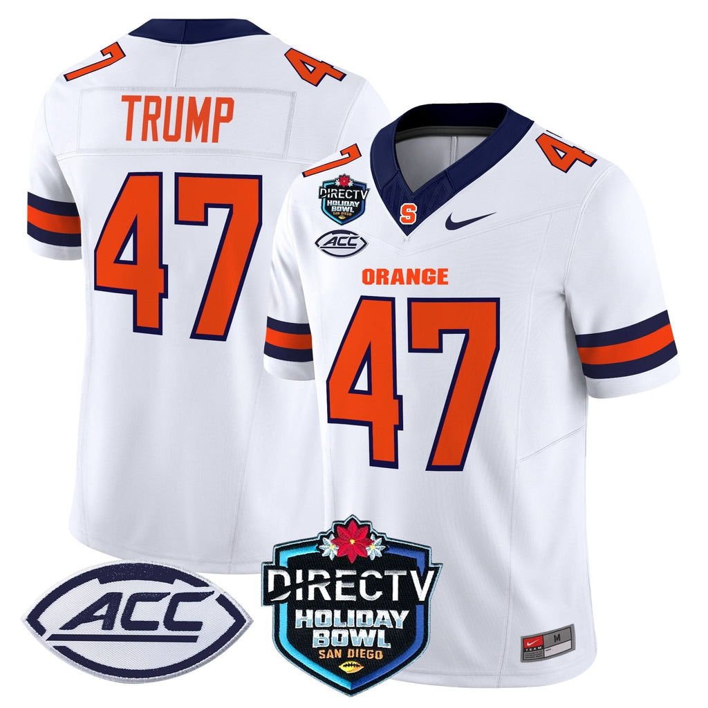 Syracuse Orange 2025 Holiday Bowl Patch Vapor Limited Jersey