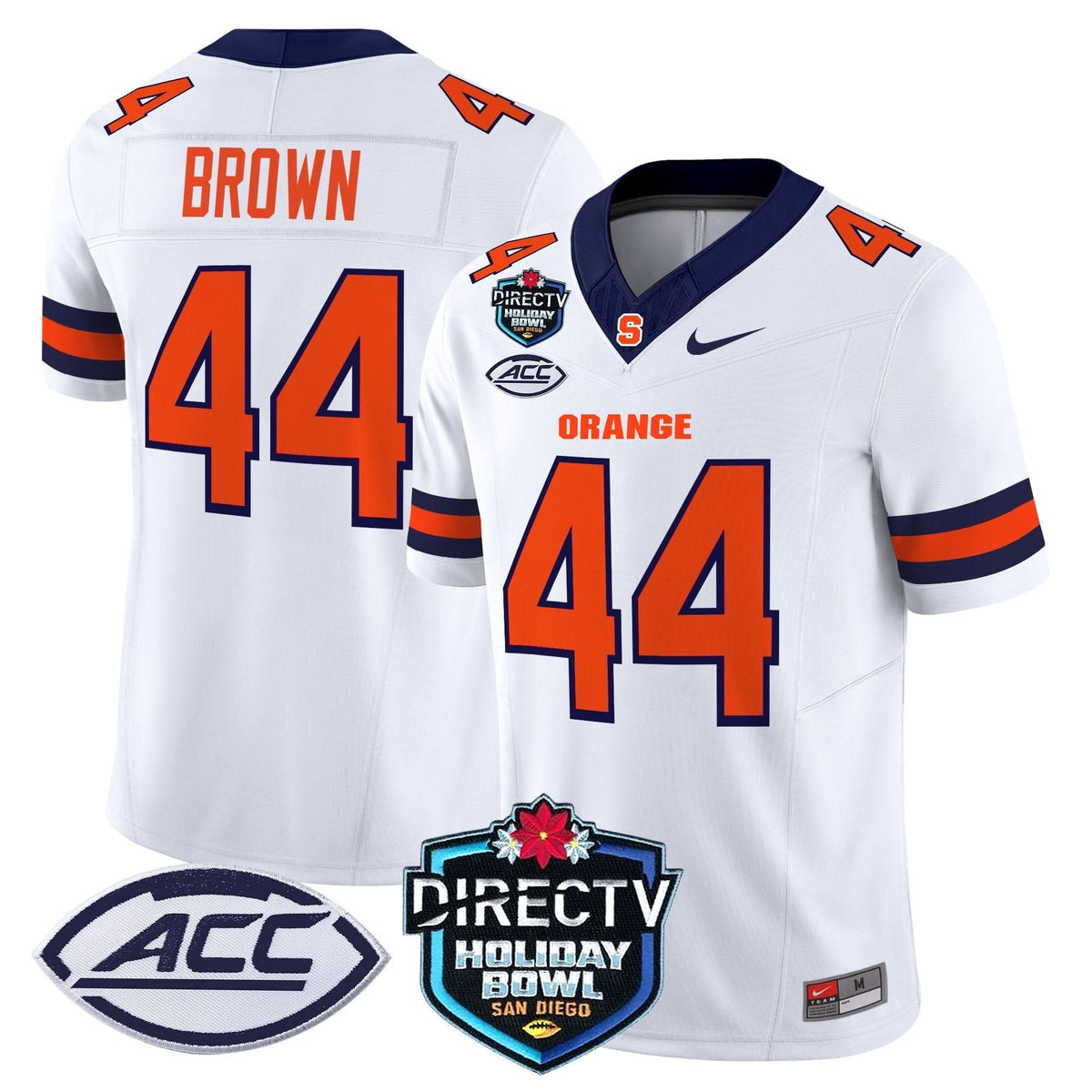 Syracuse Orange 2025 Holiday Bowl Patch Vapor Limited Jersey