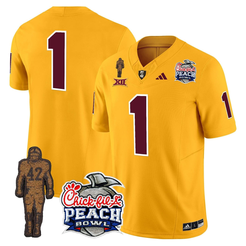 SD Pat Tillman & Peach Bowl Patch Vapor Limited Jersey